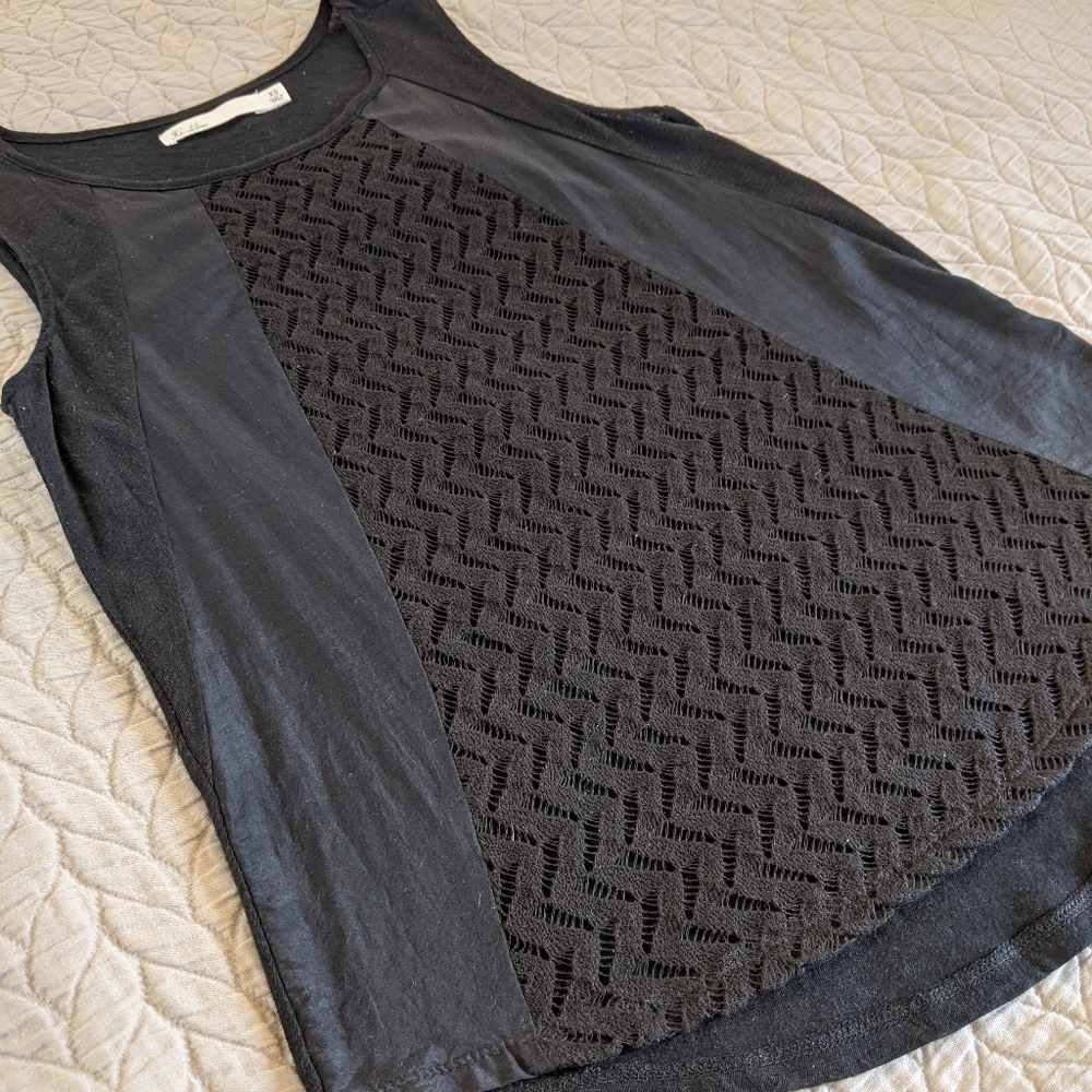 Cool Madewell Sleeveless Black Top
